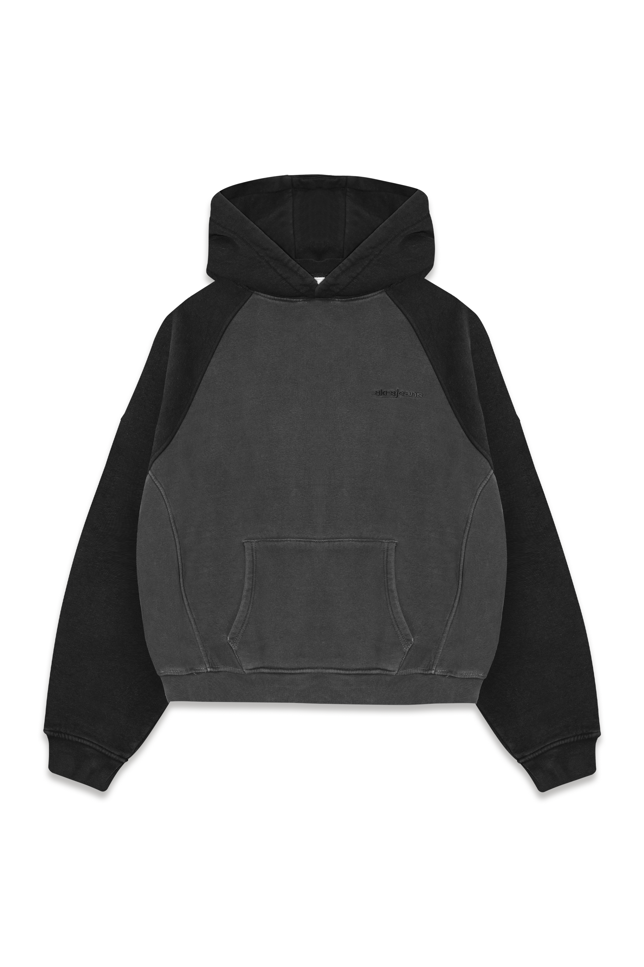 International Raglan Hoodie in Cinder Wash